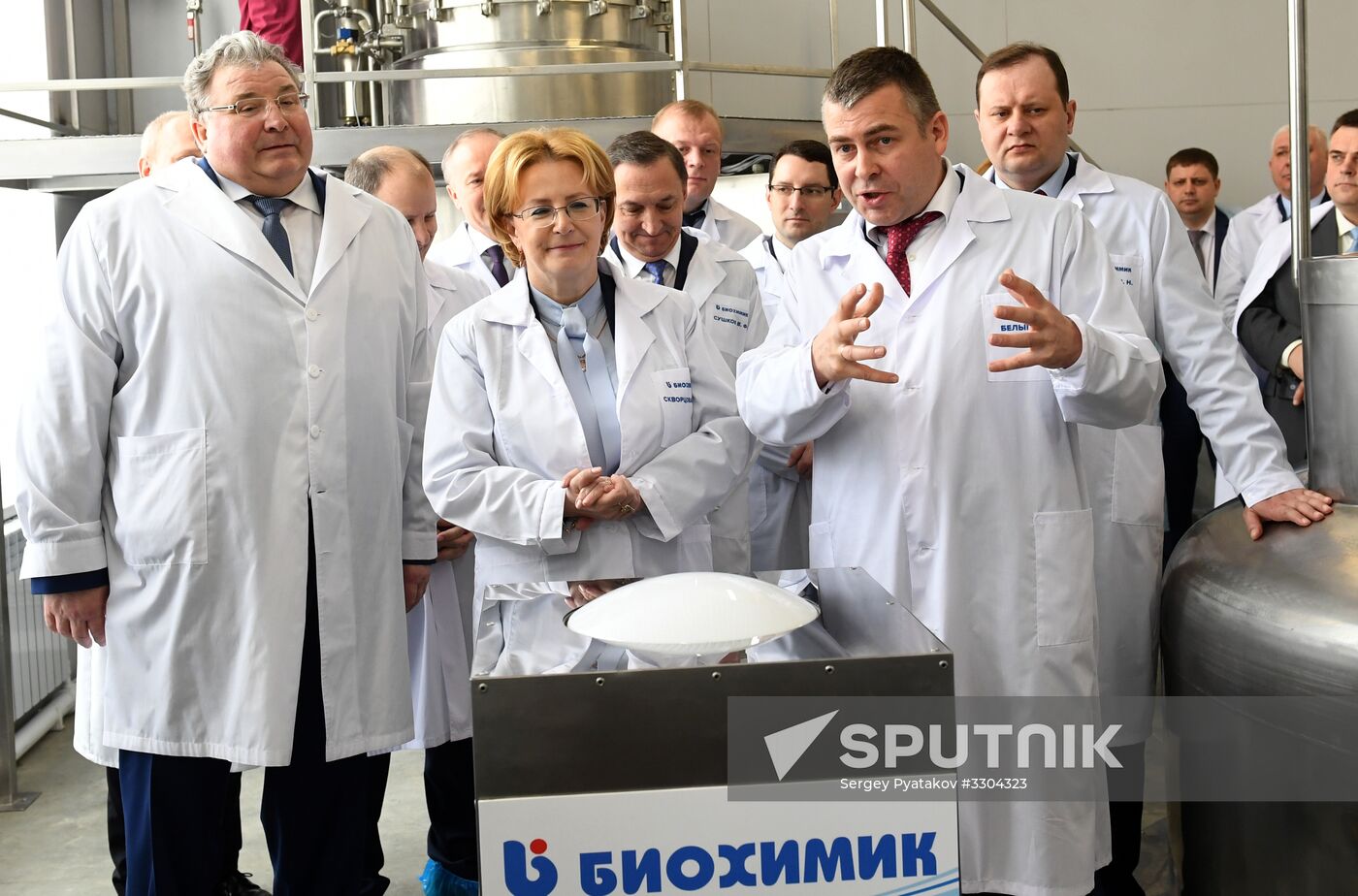 Antibiotics production plant opens at Biokhimik company