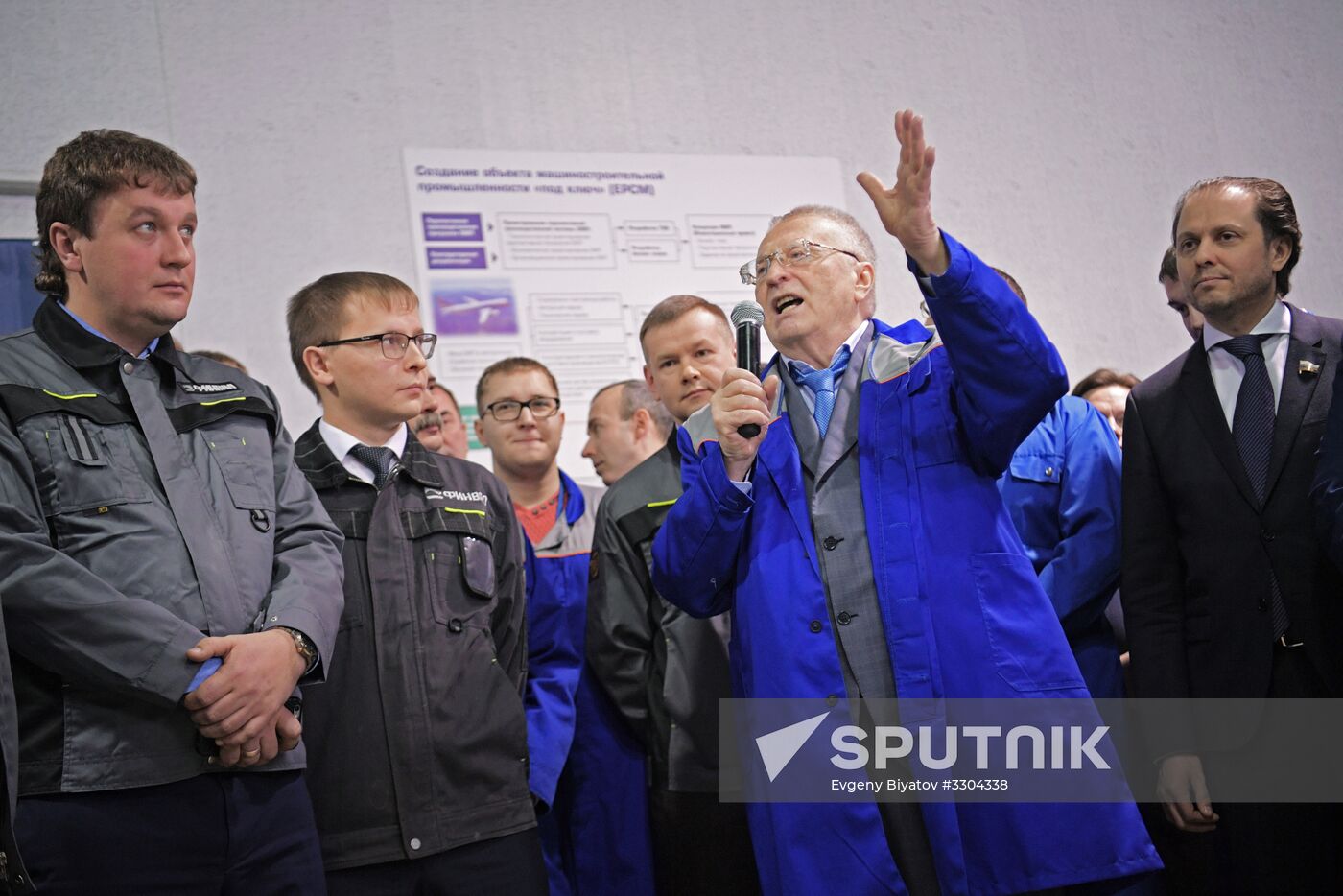 Vladimir Zhirinovsky visits FINVAL Group engineering center