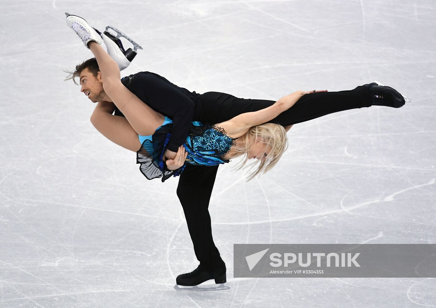 2018 Winter Olympics. Figure Skating. Ice Dance. Free Program