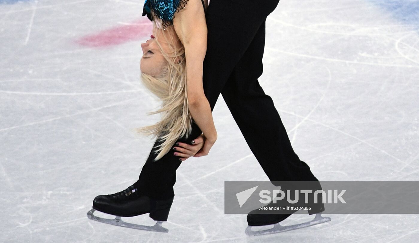 2018 Winter Olympics. Figure Skating. Ice Dance. Free Program