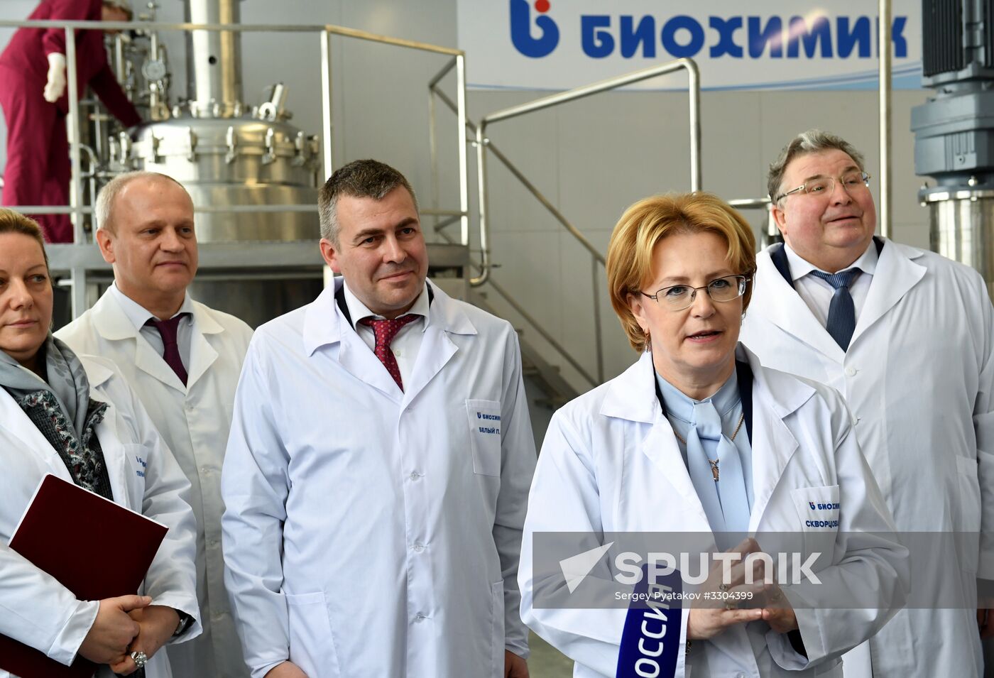 Antibiotics production plant opens at Biokhimik company