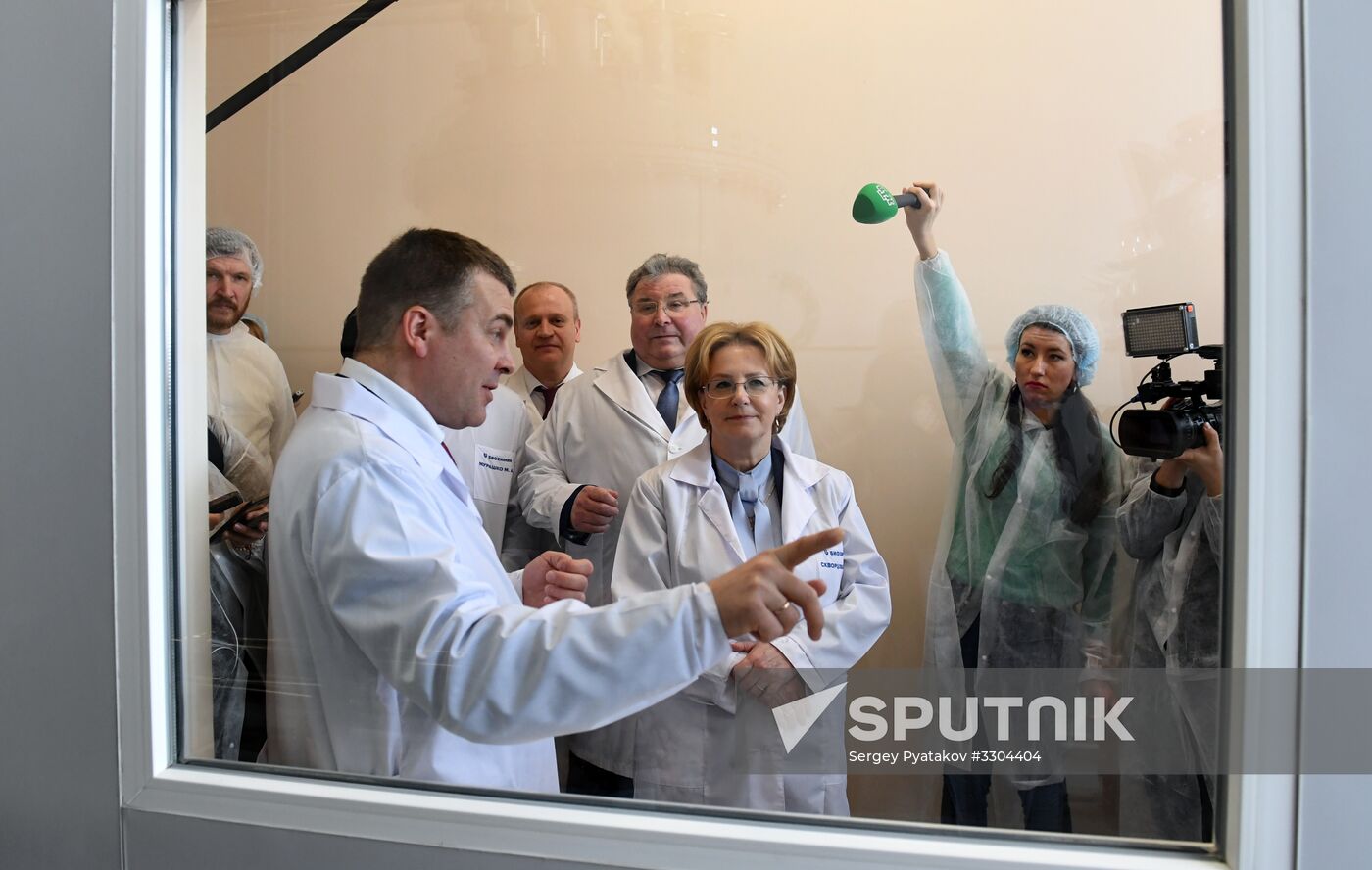 Antibiotics production plant opens at Biokhimik company