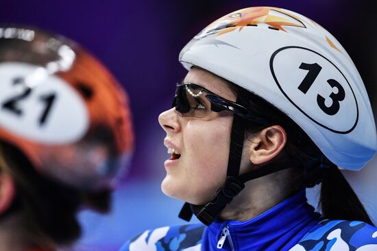 2018 Winter Olympics. Short track speed skating. Day four