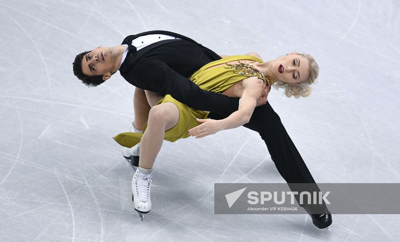 2018 Winter Olympics. Figure Skating. Ice Dance. Free Program