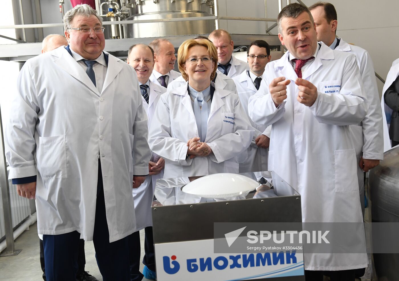Antibiotics production plant opens at Biokhimik company