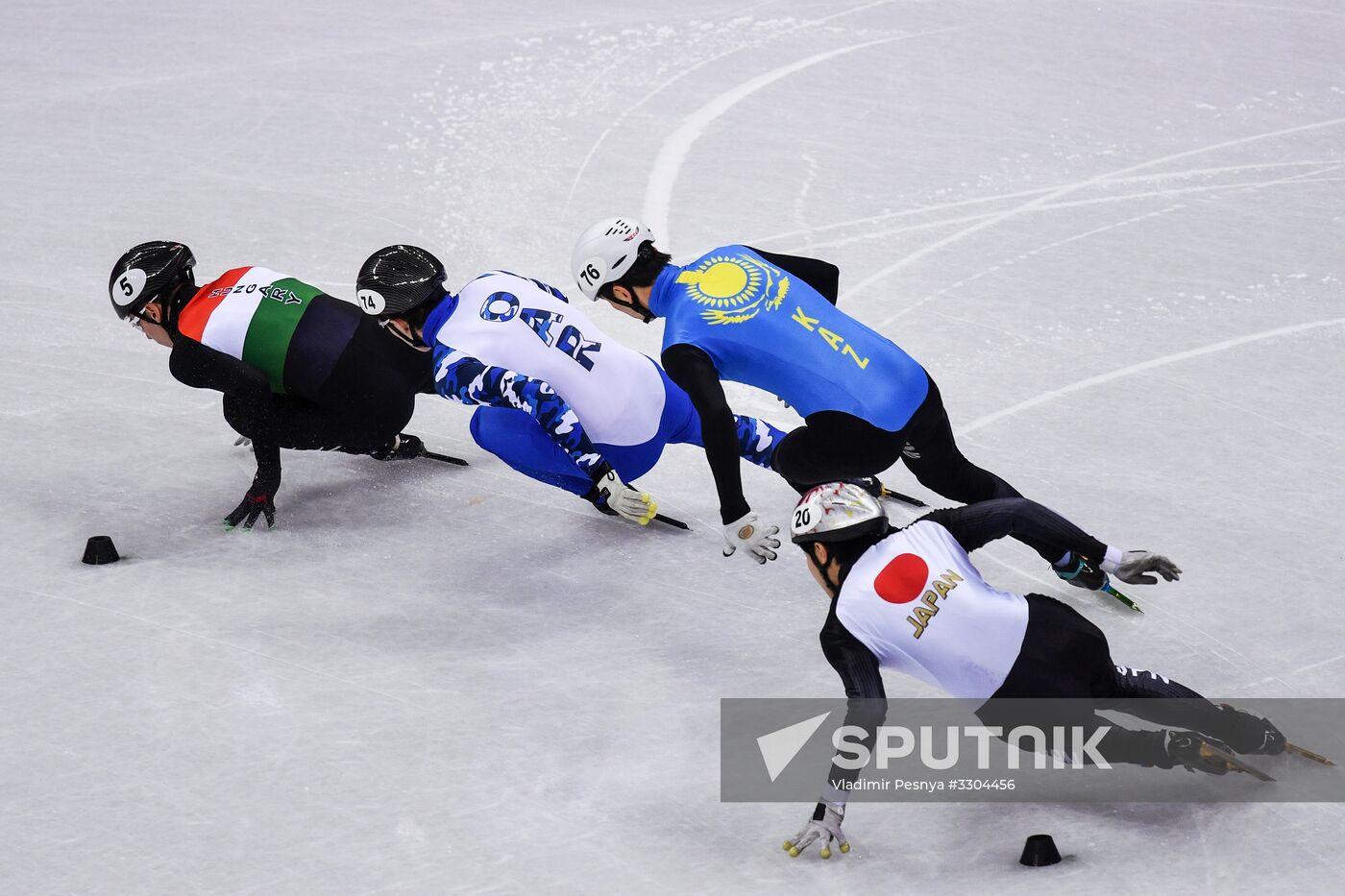 2018 Winter Olympics. Short track speed skating. Day four