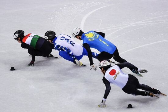 2018 Winter Olympics. Short track speed skating. Day four