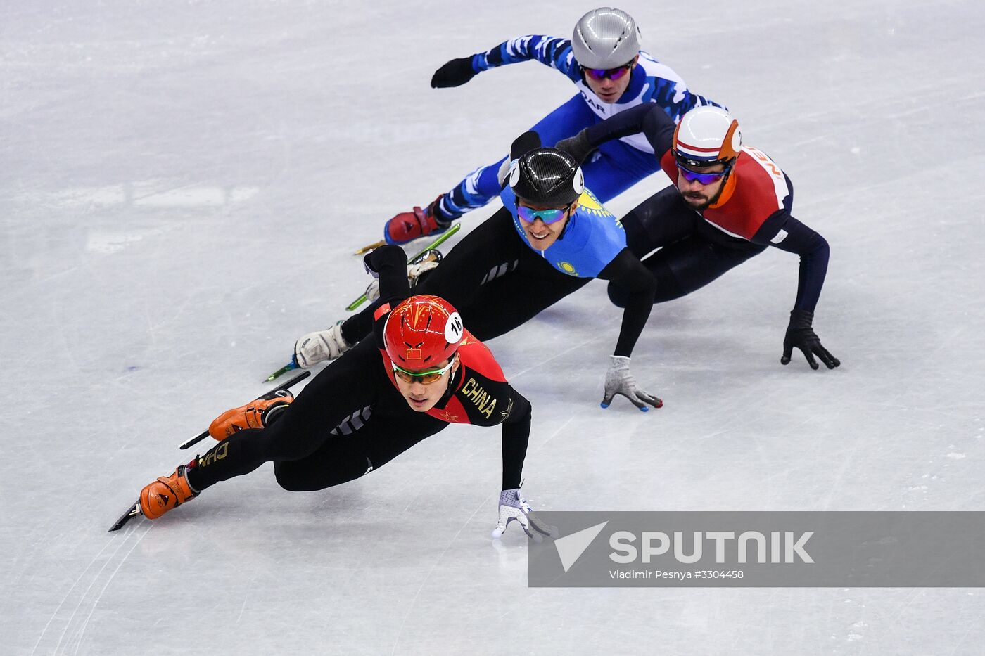 2018 Winter Olympics. Short track speed skating. Day four