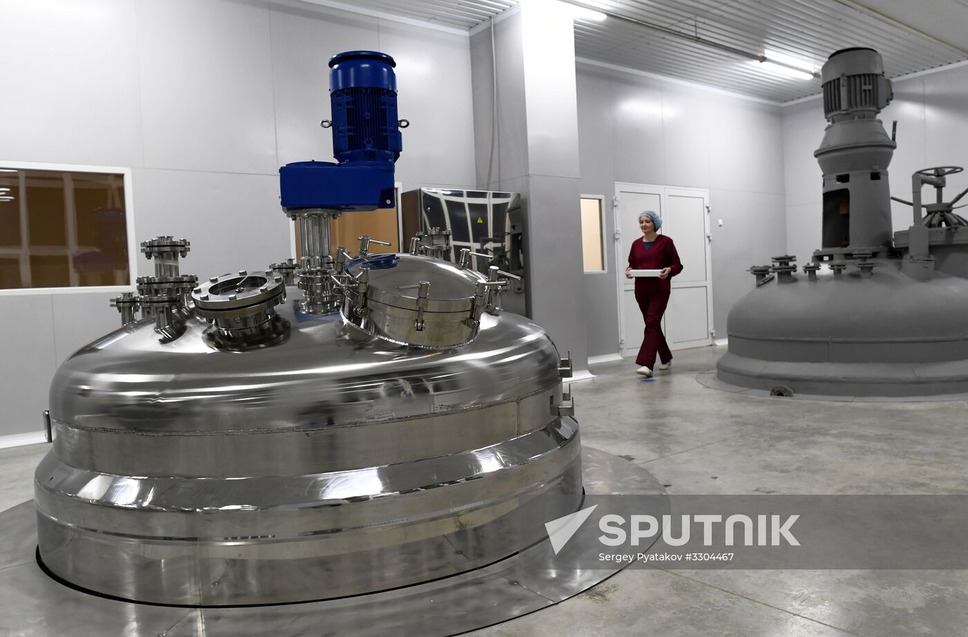 Opening antibiotics plant at Biokhimik shareholding company