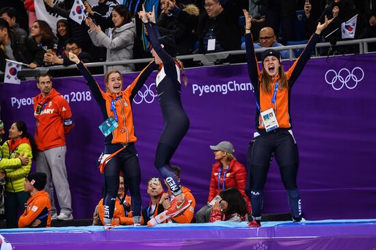 2018 Winter Olympics. Short track speed skating. Day four