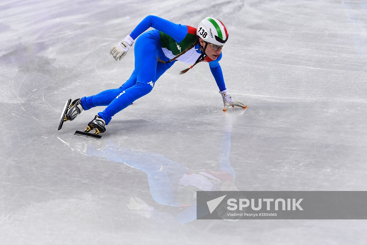 2018 Winter Olympics. Short track speed skating. Day four