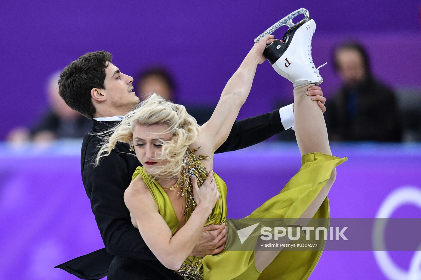 2018 Winter Olympics. Figure skating. Ice dance. Free skating