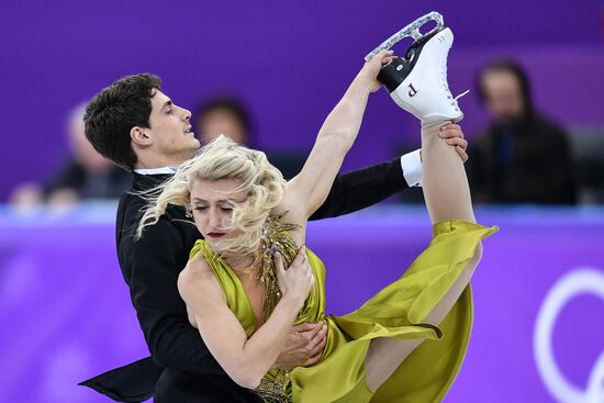 2018 Winter Olympics. Figure skating. Ice dance. Free skating