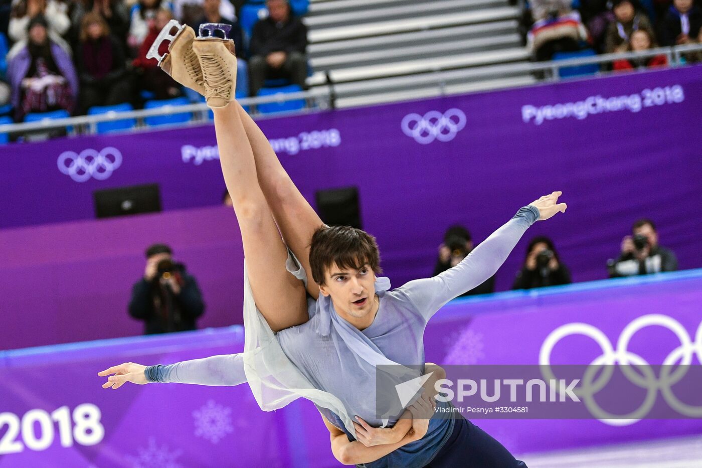 2018 Winter Olympics. Figure skating. Ice dance. Free skating