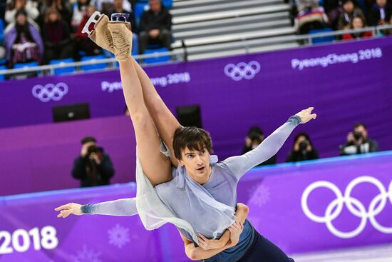 2018 Winter Olympics. Figure skating. Ice dance. Free skating