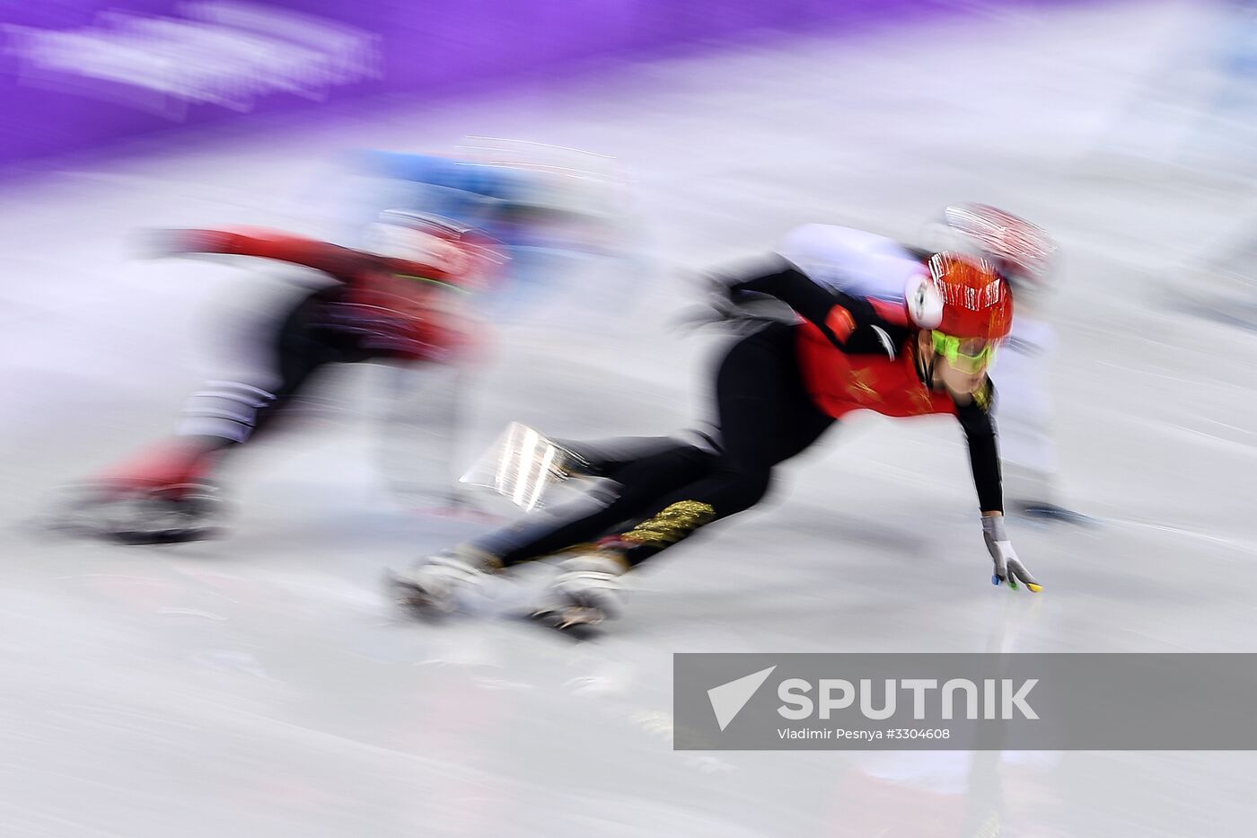 2018 Winter Olympics. Short track speed skating. Day four