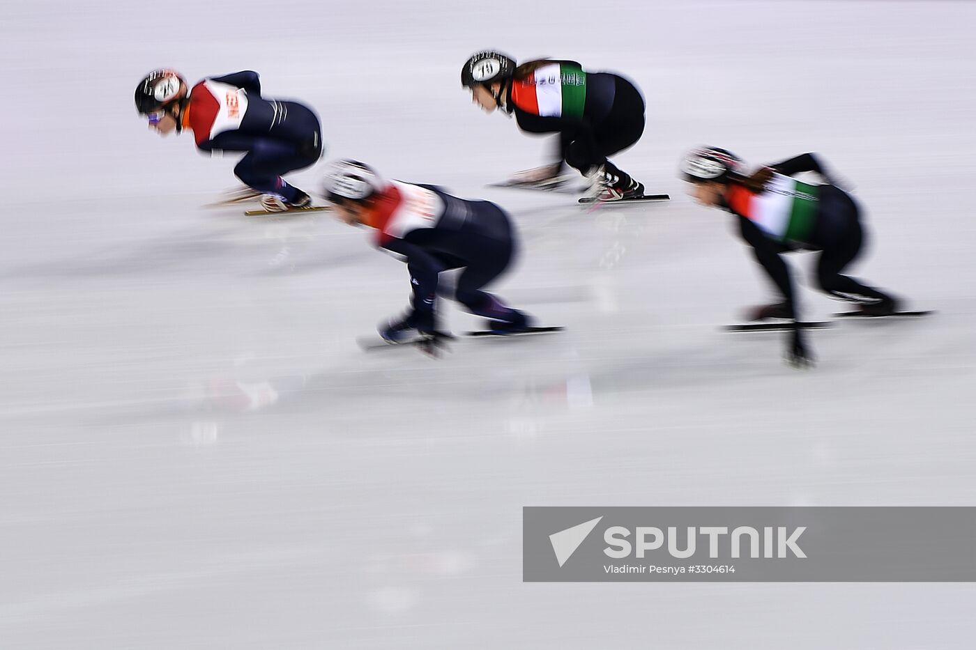 2018 Winter Olympics. Short track speed skating. Day four