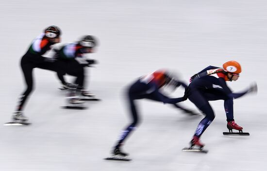 2018 Winter Olympics. Short track speed skating. Day four