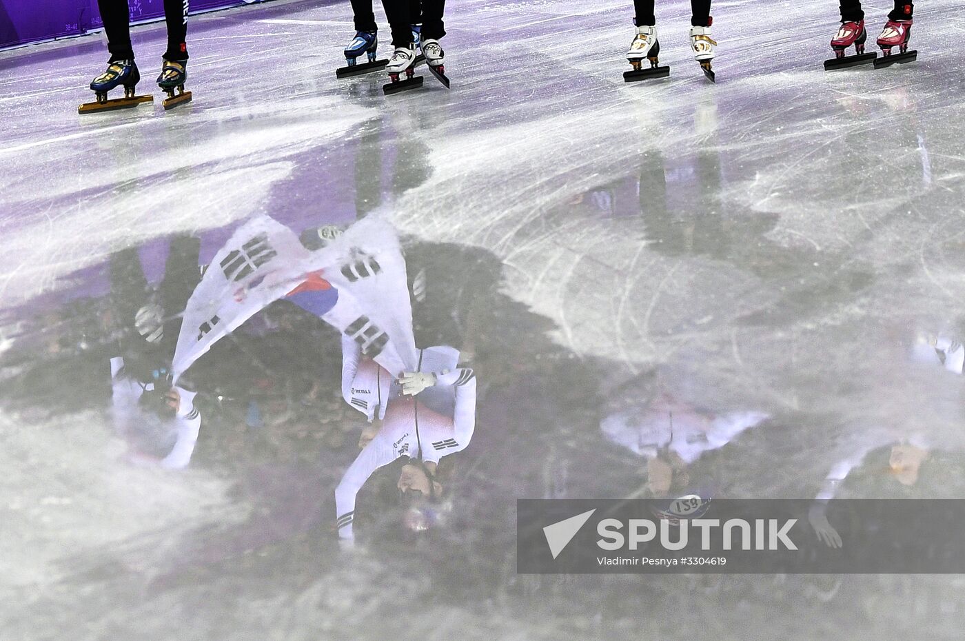 2018 Winter Olympics. Short track speed skating. Day four