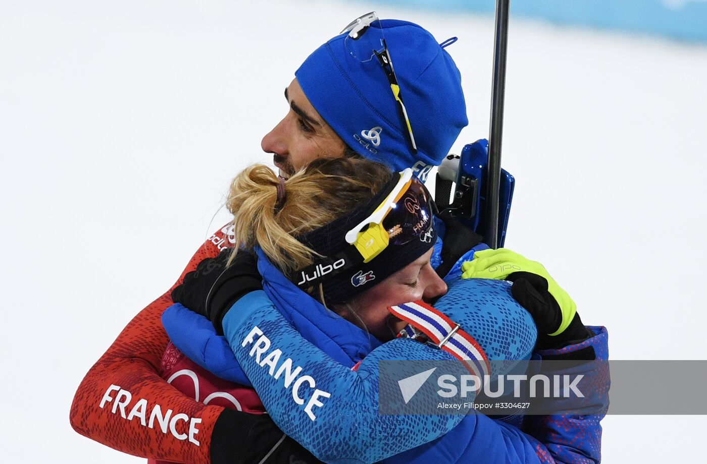 2018 Winter Olympics. Biathlon. Mixed relay