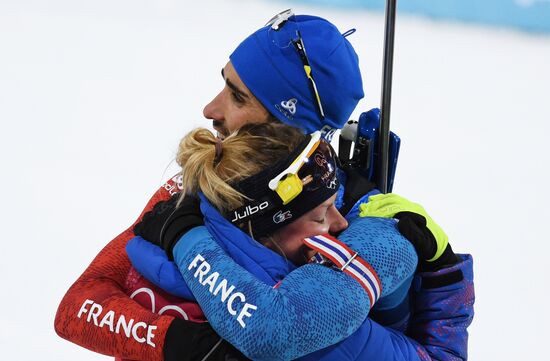 2018 Winter Olympics. Biathlon. Mixed relay
