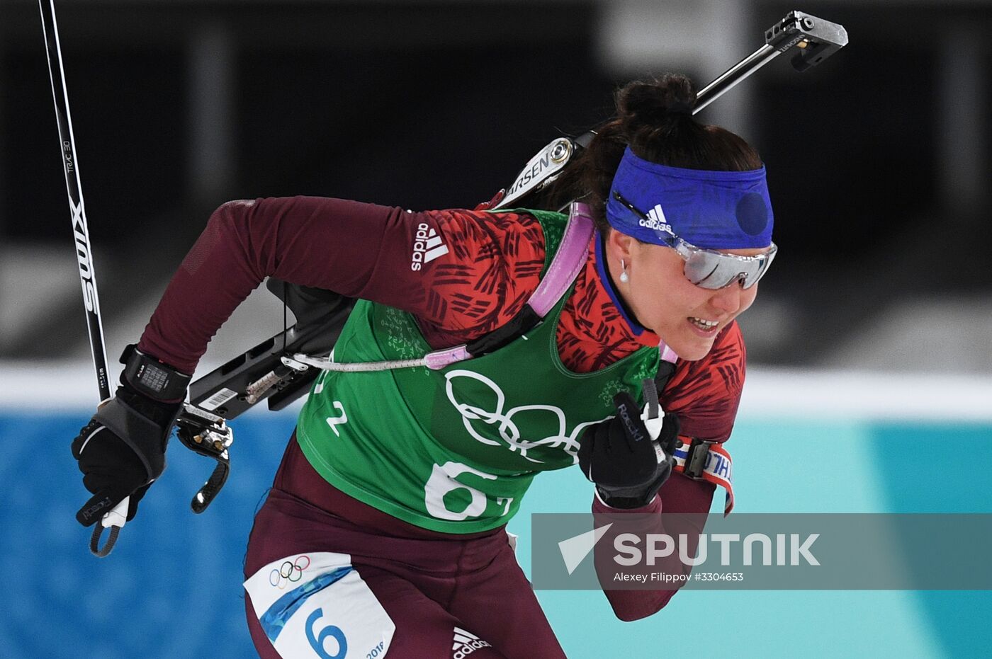 2018 Winter Olympics. Biathlon. Mixed relay