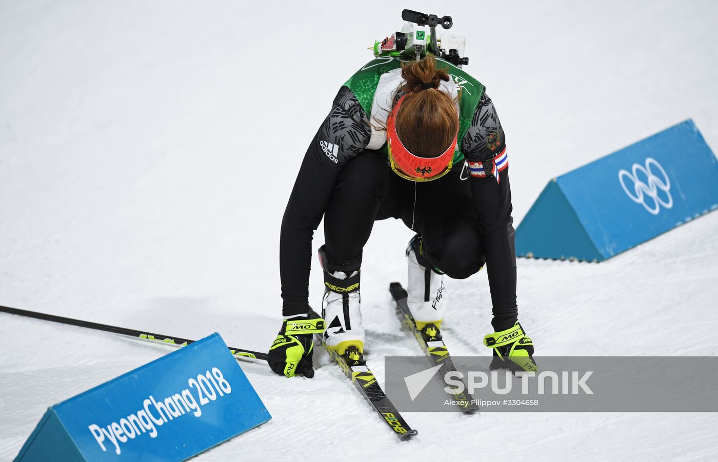 2018 Winter Olympics. Biathlon. Mixed relay