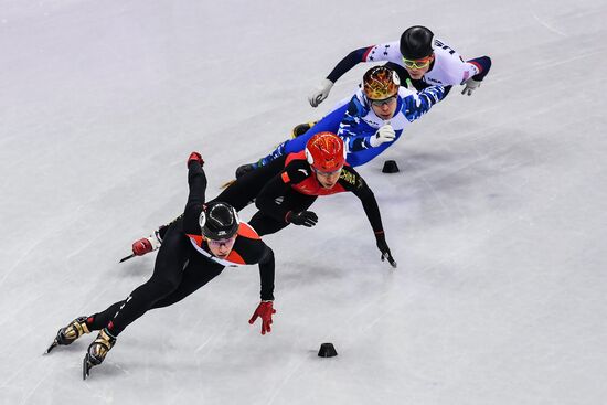 2018 Winter Olympics. Short track speed skating. Day four