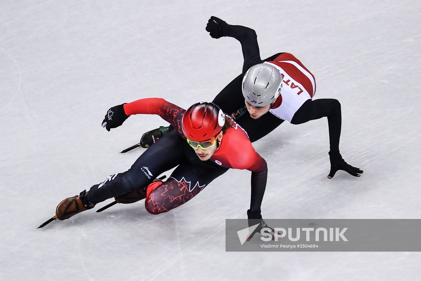 2018 Winter Olympics. Short track speed skating. Day four