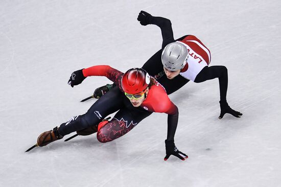 2018 Winter Olympics. Short track speed skating. Day four