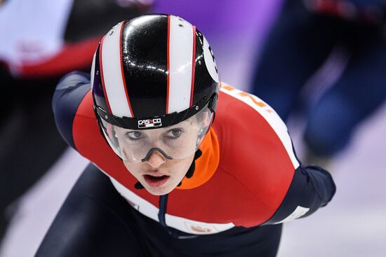2018 Winter Olympics. Short track speed skating. Day four