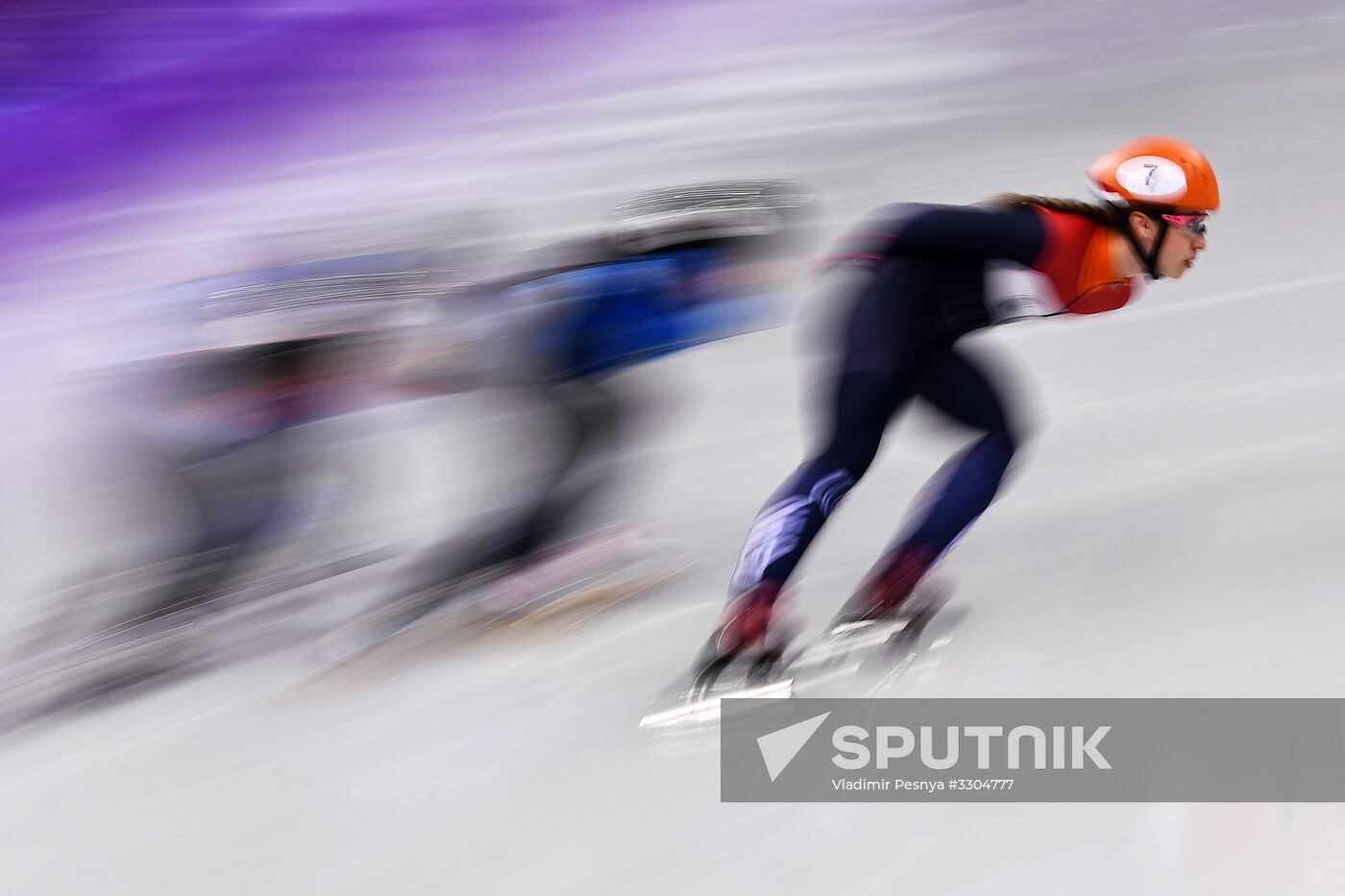 2018 Winter Olympics. Short track speed skating. Day four