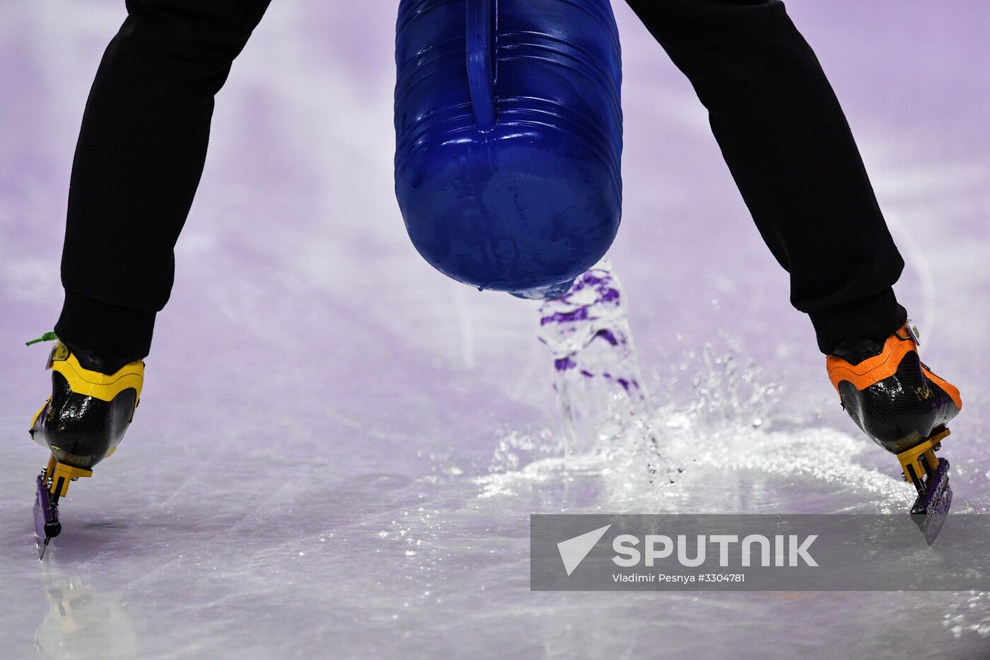 2018 Winter Olympics. Short track speed skating. Day four