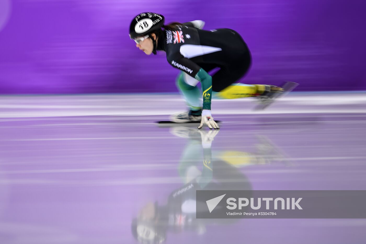2018 Winter Olympics. Short track speed skating. Day four
