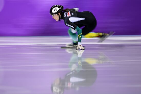 2018 Winter Olympics. Short track speed skating. Day four