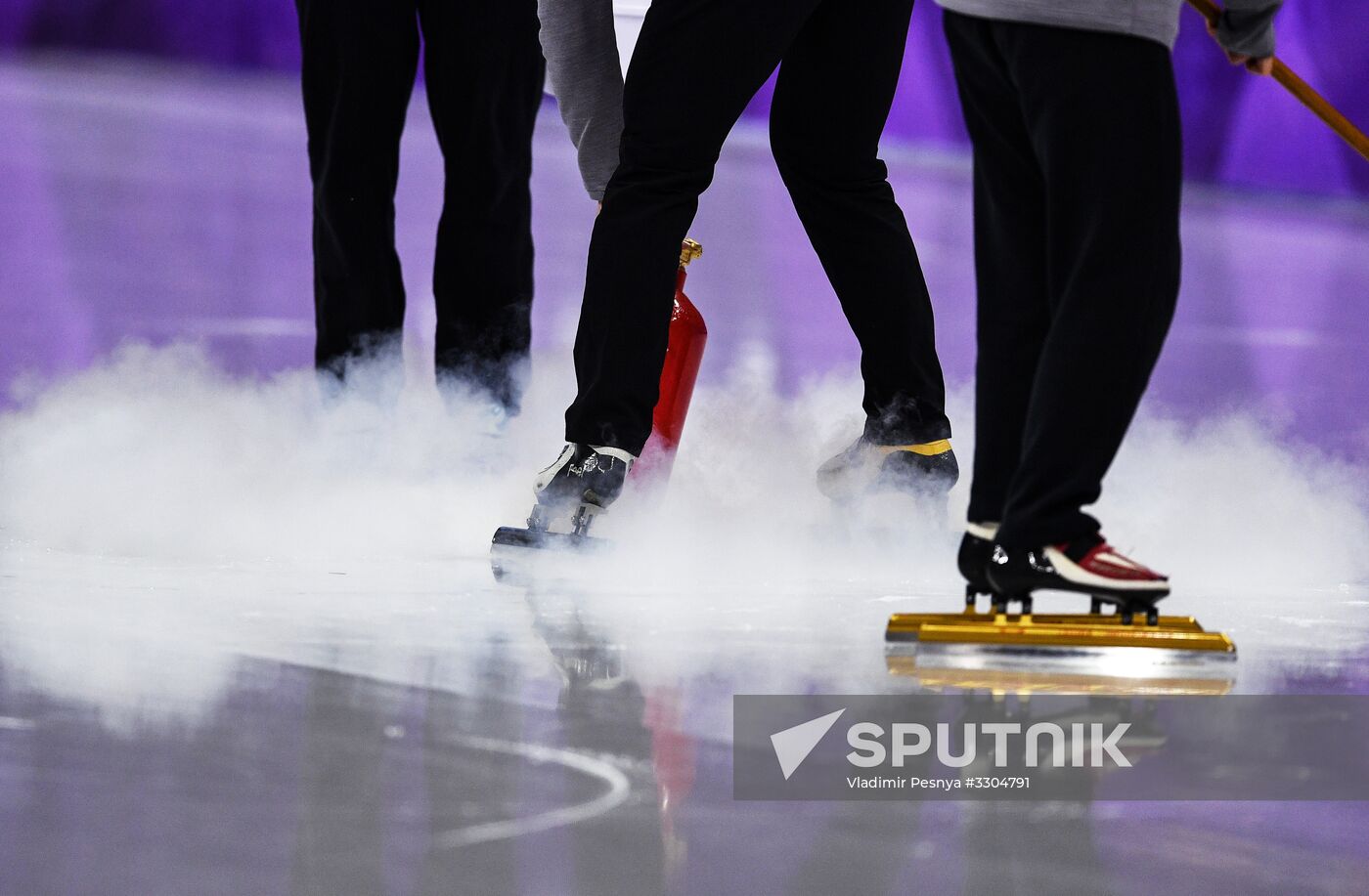 2018 Winter Olympics. Short track speed skating. Day four