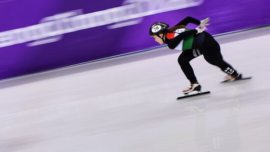 2018 Winter Olympics. Short track speed skating. Day four