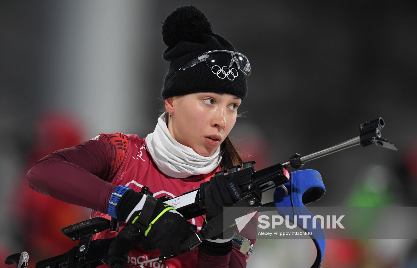 2018 Winter Olympics. Biathlon. Mixed relay