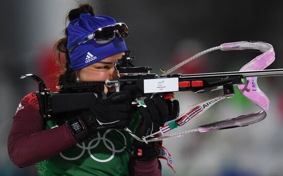 2018 Winter Olympics. Biathlon. Mixed relay