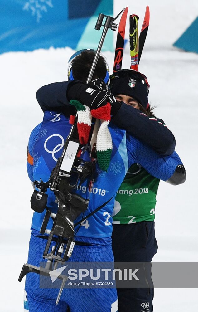 2018 Winter Olympics. Biathlon. Mixed relay
