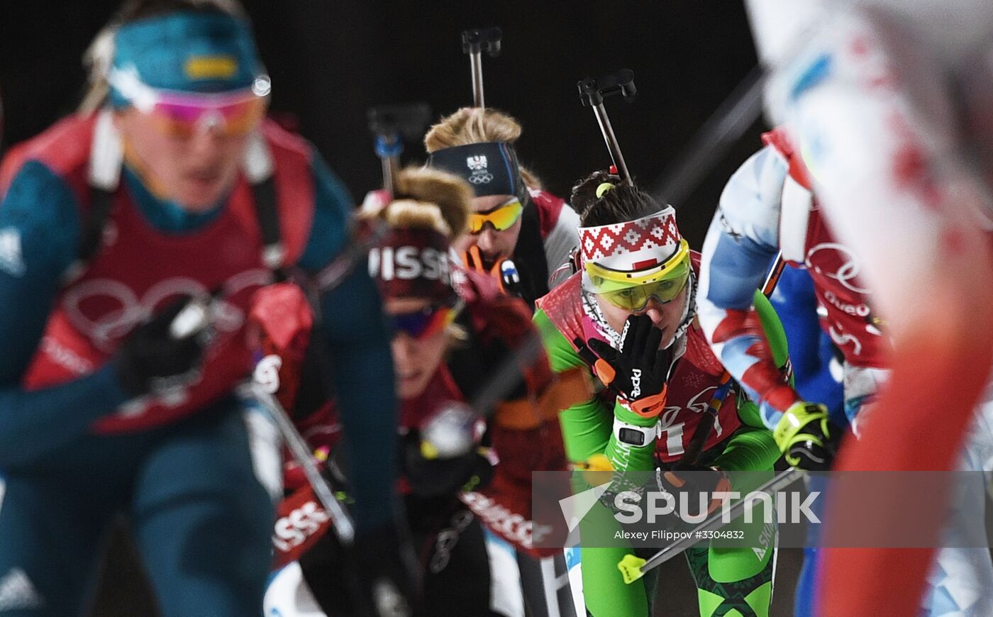 2018 Winter Olympics. Biathlon. Mixed relay