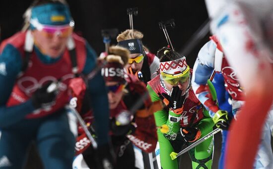 2018 Winter Olympics. Biathlon. Mixed relay