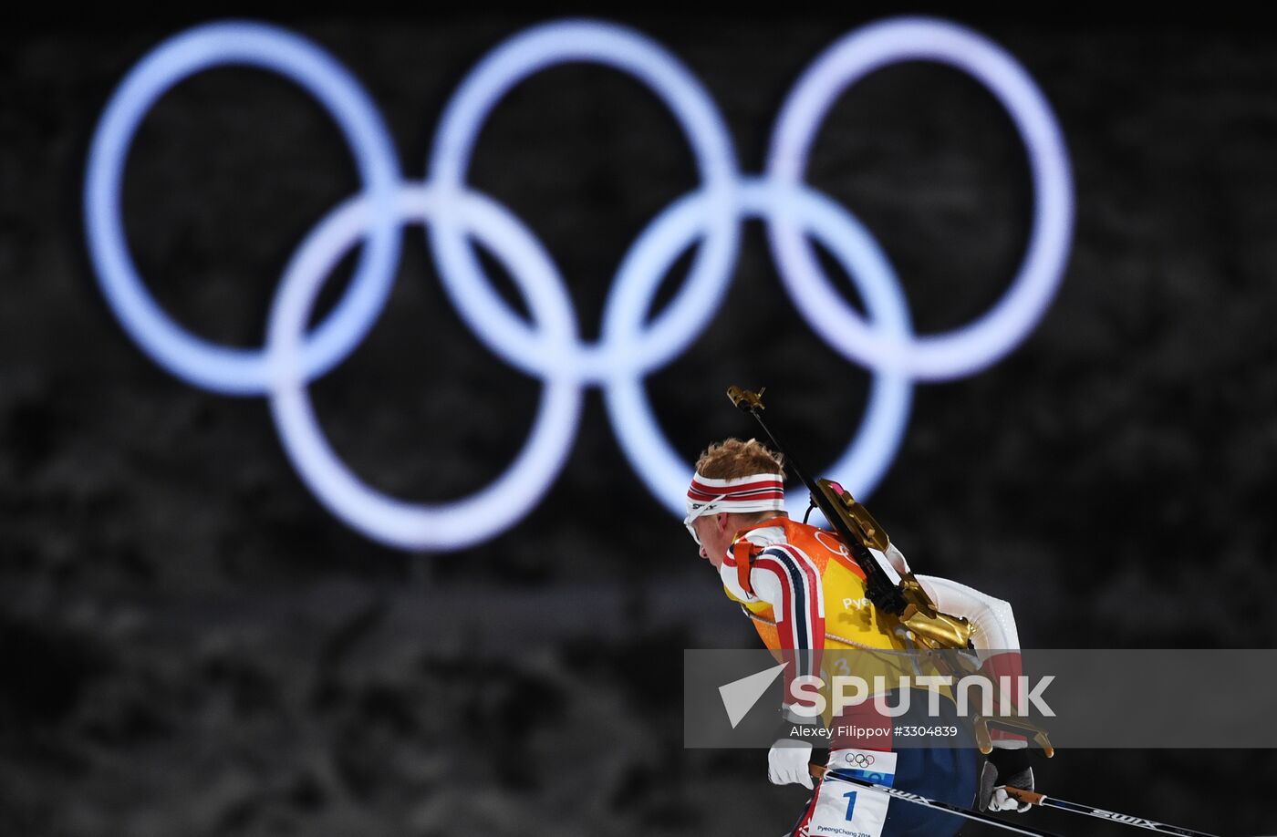 2018 Winter Olympics. Biathlon. Mixed relay