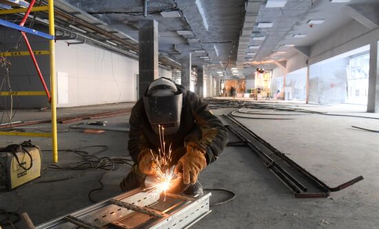 Construction of Samara Arena