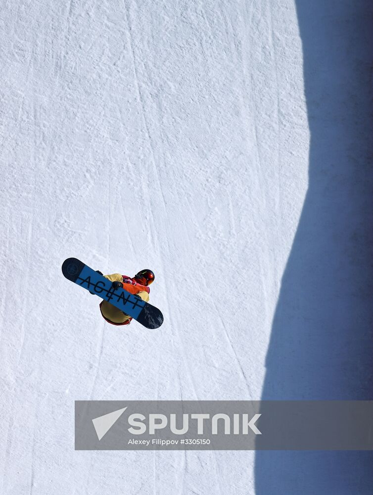2018 Winter Olympics. Snowboarding. Men. Big air. Qualification