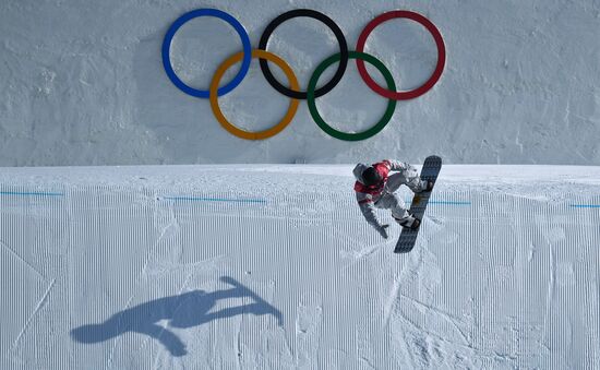 2018 Winter Olympics. Snowboarding. Men. Big air. Qualification