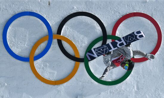 2018 Winter Olympics. Snowboarding. Men. Big air. Qualification