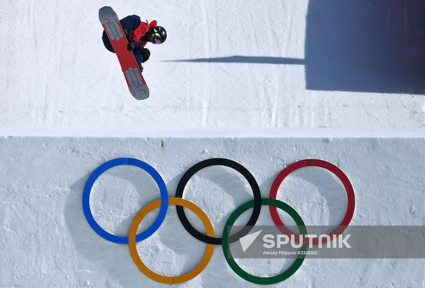 2018 Winter Olympics. Snowboarding. Men. Big air. Qualification