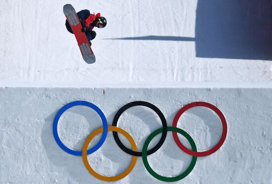 2018 Winter Olympics. Snowboarding. Men. Big air. Qualification