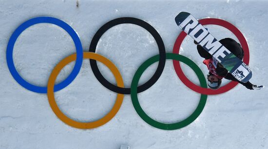 2018 Winter Olympics. Snowboarding. Men. Big air. Qualification